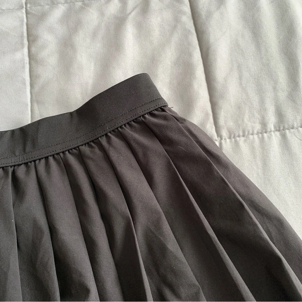 Black Pleated Tennis Skirt Mini Size Small Built In Shorts